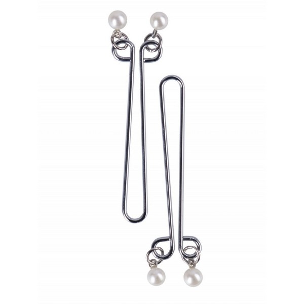 Зажимы для половых губ "Джага-Джага" с жемчугом 